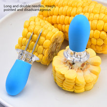 Load image into Gallery viewer, Stainless Steel Corn Needle Corn Fork Corn Insertion Barbecue Fork BBQ Creative Kitchen Tool
