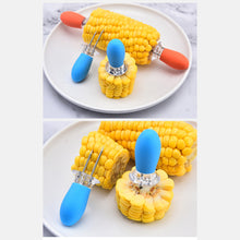 Load image into Gallery viewer, Stainless Steel Corn Needle Corn Fork Corn Insertion Barbecue Fork BBQ Creative Kitchen Tool
