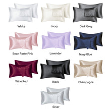 Load image into Gallery viewer, Satin Pillowcase for Hair and Skin Silky &amp; Soft Pillow Covers Similar to Silk Pillow Cases Pillow Cases Standard Queen Size
