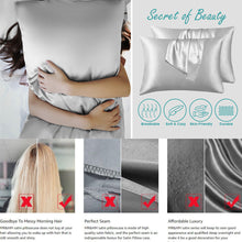 Load image into Gallery viewer, Satin Pillowcase for Hair and Skin Silky &amp; Soft Pillow Covers Similar to Silk Pillow Cases Pillow Cases Standard Queen Size
