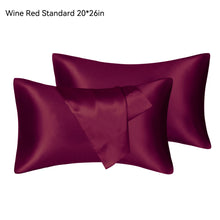 Load image into Gallery viewer, Satin Pillowcase for Hair and Skin Silky &amp; Soft Pillow Covers Similar to Silk Pillow Cases Pillow Cases Standard Queen Size
