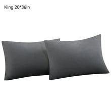 Load image into Gallery viewer, 2Pcs/set Pillowcase Soft Solid Color Pillow Cover Throw Pillow Covers Square Cushion Cover for Sofa Bedroom Car
