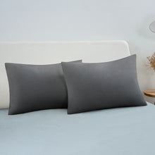 Load image into Gallery viewer, 2Pcs/set Pillowcase Soft Solid Color Pillow Cover Throw Pillow Covers Square Cushion Cover for Sofa Bedroom Car
