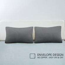 Load image into Gallery viewer, 2Pcs/set Pillowcase Soft Solid Color Pillow Cover Throw Pillow Covers Square Cushion Cover for Sofa Bedroom Car
