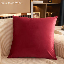 Load image into Gallery viewer, 2Pcs/set Pillowcase Soft Solid Color Pillow Cover Throw Pillow Covers Square Cushion Cover for Sofa Bedroom Car
