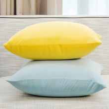 Load image into Gallery viewer, 2Pcs/set Pillowcase Soft Solid Color Pillow Cover Throw Pillow Covers Square Cushion Cover for Sofa Bedroom Car
