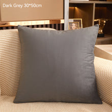 Load image into Gallery viewer, 2Pcs/set Pillowcase Soft Solid Color Pillow Cover Throw Pillow Covers Square Cushion Cover for Sofa Bedroom Car
