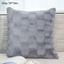 Load image into Gallery viewer, 2Pcs/set Pillowcase Soft Solid Color Pillow Cover Throw Pillow Covers Square Cushion Cover for Sofa Bedroom Car
