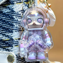 Load image into Gallery viewer, 1PC Protective Acrylic Storage Case For Molly Plush Dolls Display Bag No Doll Transparent Portable Cable Organizer Box
