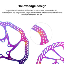 Load image into Gallery viewer, G3/HS1/12D/14D/01K/05K/06H 120mm 140mm 160mm 180mm Silver Titanium Stainless Steel Rotor Disc MTB Disc Brake Rotor For Mountain Road Cruiser Bike Brake Parts
