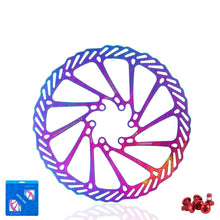 Load image into Gallery viewer, G3/HS1/12D/14D/01K/05K/06H 120mm 140mm 160mm 180mm Silver Titanium Stainless Steel Rotor Disc MTB Disc Brake Rotor For Mountain Road Cruiser Bike Brake Parts
