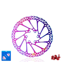 Load image into Gallery viewer, G3/HS1/12D/14D/01K/05K/06H 120mm 140mm 160mm 180mm Silver Titanium Stainless Steel Rotor Disc MTB Disc Brake Rotor For Mountain Road Cruiser Bike Brake Parts
