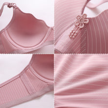 Load image into Gallery viewer, New Middle-aged And Elderly Mothers' Soft Bra Lace Seamless And Breathable Without Steel Ring Bra Sexy Gathering Underwear
