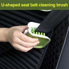 Load image into Gallery viewer, Double Sided U Type Car Seat Belt Cleaning Brush Automotive Safe Belt Washing Tool Interior Openable Accessories
