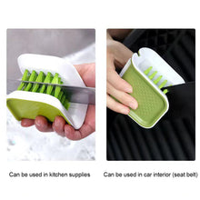 Load image into Gallery viewer, Double Sided U Type Car Seat Belt Cleaning Brush Automotive Safe Belt Washing Tool Interior Openable Accessories
