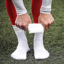 Load image into Gallery viewer, 1 Pair Football Shin Protective Socks Non-Slip Silicone Sleeve Sports Training Shin Guard Straps For Football Running Cycling
