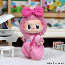 Load image into Gallery viewer, 17cm Mini Plush Doll'S Clothes Outfit Accessories For Korea Kpop Exo Labubu Idol Rose Winter Dress Clothing Gift
