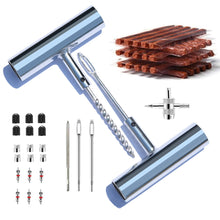 Load image into Gallery viewer, 33Pcs/57Pcs Car Auto Tire Repair Puncture Repair Tools Set Emergency Heavy Duty Tubeless Tire Repair Rivet for Van Motorcycle Bike
