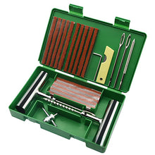 Load image into Gallery viewer, 33Pcs/57Pcs Car Auto Tire Repair Puncture Repair Tools Set Emergency Heavy Duty Tubeless Tire Repair Rivet for Van Motorcycle Bike
