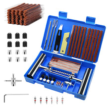Load image into Gallery viewer, 33Pcs/57Pcs Car Auto Tire Repair Puncture Repair Tools Set Emergency Heavy Duty Tubeless Tire Repair Rivet for Van Motorcycle Bike
