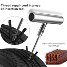 Load image into Gallery viewer, 33Pcs/57Pcs Car Auto Tire Repair Puncture Repair Tools Set Emergency Heavy Duty Tubeless Tire Repair Rivet for Van Motorcycle Bike
