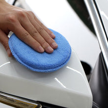 Load image into Gallery viewer, 5" Car Waxing Polish Sponges Detailing Wax Applicator Pads Round Pocket Microfiber Foam Sponges Cleaning Tools

