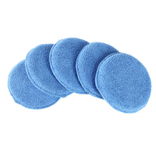Load image into Gallery viewer, 5" Car Waxing Polish Sponges Detailing Wax Applicator Pads Round Pocket Microfiber Foam Sponges Cleaning Tools
