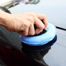 Load image into Gallery viewer, 5" Car Waxing Polish Sponges Detailing Wax Applicator Pads Round Pocket Microfiber Foam Sponges Cleaning Tools
