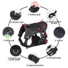 Load image into Gallery viewer, 10-45kg Pet Dog Harness for Outdoor Use Set Dog Vest Strap Adjustable Breathable Harness for Dogs Puppy and Cats

