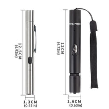 Load image into Gallery viewer, Pet Fungus Detection Waterproof UV Flashlight Cat Moss Tinea Light 365NM UV Black Mirror Skin Ultraviolet Light Wood's Lamp
