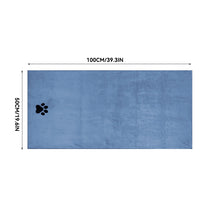 Load image into Gallery viewer, Microfiber Bath Tow Embroidered Super Soft Absorbent Quick Thick Dog Cat Blanet For Dogs Bath Grooming Supplies
