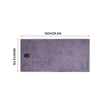 Load image into Gallery viewer, Microfiber Bath Tow Embroidered Super Soft Absorbent Quick Thick Dog Cat Blanet For Dogs Bath Grooming Supplies
