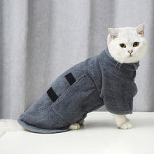 Load image into Gallery viewer, Dog Bathrobe Absorbent Pet Quick Drying Bath Towel Large Small Dogs Cats Clean Absorbent Bathrobe Full Body Wrap
