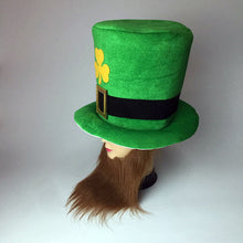 Load image into Gallery viewer, Saint Patricks Day Top Hat Holiday Fake Beard Green Celebration Costume for Irish Festival Party Decor Supplies
