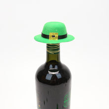 Load image into Gallery viewer, Irish Party Scene Decoration Props Saint Patrick Wine Bottle Decoration Green Wine Bottle Cap Bow Tie 2025
