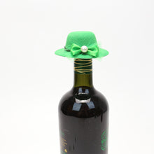 Load image into Gallery viewer, Irish Party Scene Decoration Props Saint Patrick Wine Bottle Decoration Green Wine Bottle Cap Bow Tie 2025
