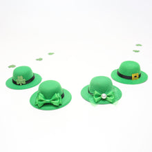 Load image into Gallery viewer, Irish Party Scene Decoration Props Saint Patrick Wine Bottle Decoration Green Wine Bottle Cap Bow Tie 2025
