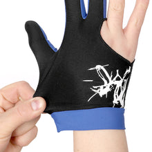 Load image into Gallery viewer, 1PC Professional Three-Finger Billiard Gloves For Left Hand Breathable Anti-Slip Silk Snooker Gloves Billiard Equipment
