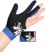 Load image into Gallery viewer, 1PC Professional Three-Finger Billiard Gloves For Left Hand Breathable Anti-Slip Silk Snooker Gloves Billiard Equipment
