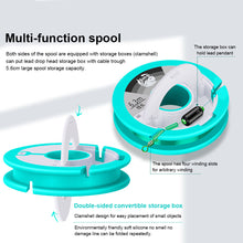 Load image into Gallery viewer, Portable Large Capacity Main Line Box Multi-Functional ABS Fishing Line Set Double-Sided Storage Box Fishing Accessories
