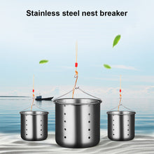 Load image into Gallery viewer, 1PC Stainless Steel Nest Punch Fishing Table Fixed Point Floating Bottom Feeder Fishing Gear Accessories
