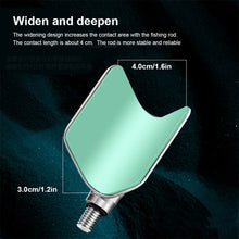 Load image into Gallery viewer, 1PC Multi-Function Automatic Rebound Aluminum Alloy Rod Holder Competitive Black Pit Fishing Bracket With Silicone Gasket Lure Accessories
