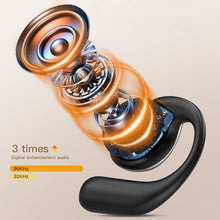 Load image into Gallery viewer, 5.4 Wireless Hanging Ear Bluetooth Headphones With LCD Smart Color Screen Leather Texture Long Endurance Sports Headphones
