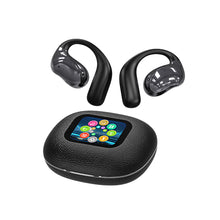 Load image into Gallery viewer, 5.4 Wireless Hanging Ear Bluetooth Headphones With LCD Smart Color Screen Leather Texture Long Endurance Sports Headphones

