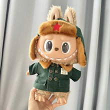 Load image into Gallery viewer, For 38 Cm Labubu plush doll clothes outfit doll MOKOKO coat rabbit ear strap skirt set Accessories Cute Decoration
