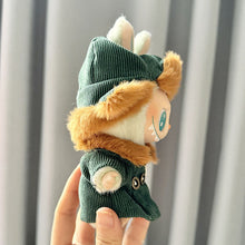 Load image into Gallery viewer, For 38 Cm Labubu plush doll clothes outfit doll MOKOKO coat rabbit ear strap skirt set Accessories Cute Decoration
