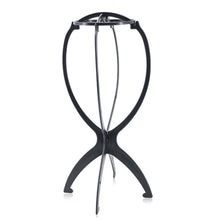 Load image into Gallery viewer, 1PC Wig Display Stands Plastic Hat Display Wig Head Holders Doll Head Hat Cap Wig Hair Support Holder Folding Stable Tool
