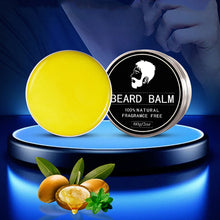 Load image into Gallery viewer, Professional Men Beard Growth Kit Natural Beard Balm Wax Moisturizing Dashing Gentlemen Clean Beard Styling Care Cream
