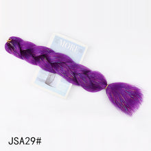 Load image into Gallery viewer, Laser Wire Gold Wire Dirty Braid Large Braid Mixed Gold Wire Wig Braid Large Braid Thick Braid Gradient Color Gold Wire Dirty Braid
