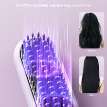 Load image into Gallery viewer, Portable Mini Charging Straight Hair Comb Fashionable Good Quality Negative Ion Hair Care Smooth Hair Care Wireless Straight Hair Comb
